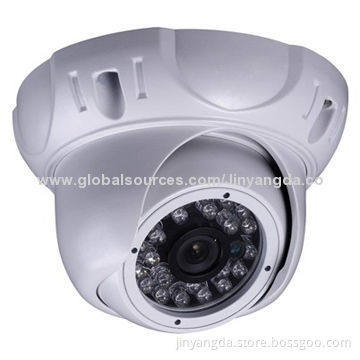 Latest Vandal-proof IR 20m Security CCTV CMOS Dome Camera with 420-1200 TVL Resolution